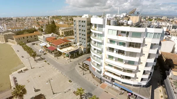 Larnaca Paisagem Urbana Cima Bela Vista Aérea Cidade Aluguel Imóveis — Fotografia de Stock