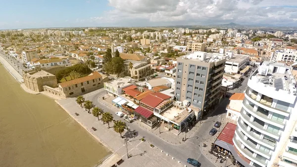 Fascinante Paisagem Urbana Larnaca Resort Beira Mar Chipre Turismo Vista — Fotografia de Stock