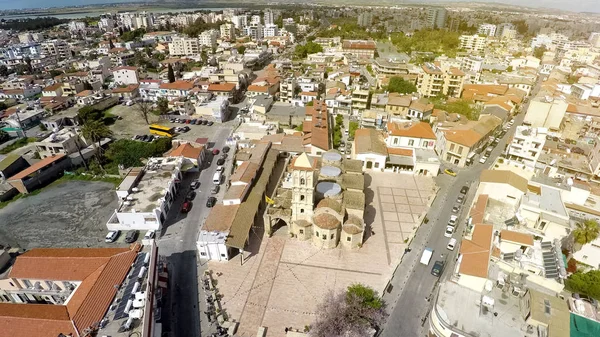 Bela Paisagem Urbana Vista Igreja São Lázaro Larnaca Chipre Resort — Fotografia de Stock