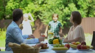 Dinlenme birlikte vakit villa, evlat edinmek bilgisayar programı, mutluluk mutlu aile