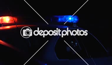 Mahalle devriye gece, tehlikeli aktivite, olay yerine polis arabası