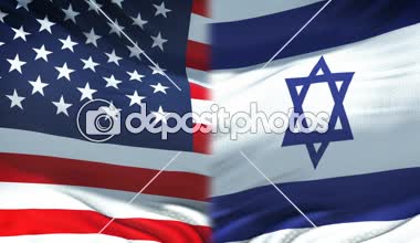 Amerika Birleşik Devletleri ve İsrail bayrakları arka plan, diplomatik ve ekonomik ilişkileri
