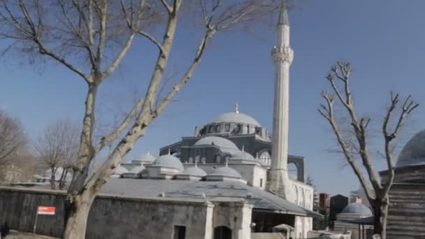Increíbles Cúpulas Minarete Mezquita Kilic Ali Pasha Punto Referencia Estambul — Vídeos de Stock