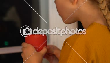 Mumu, üfleme kız Noel, mucize, closeup niyetle isterseniz yapma