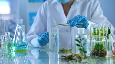 Test sıvı, kozmetik üretim, Aromaterapi yağ boşaltma laborant