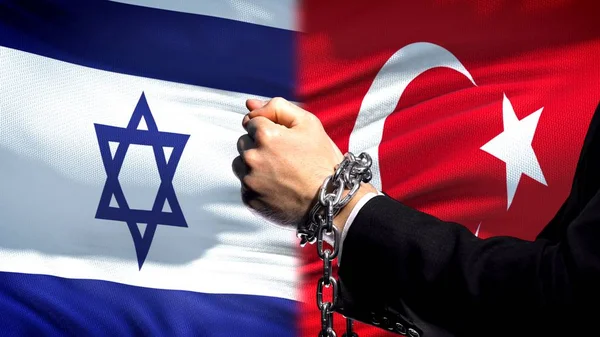 Israel Sanciones Turquía Armas Encadenadas Conflicto Político Económico Prohibición Comercial —  Fotos de Stock