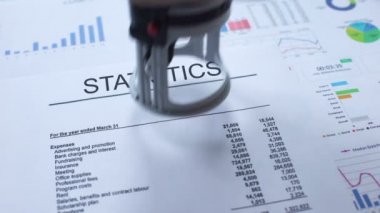 Onaylı, istatistik resmi belge, istatistik mühür damgalama el