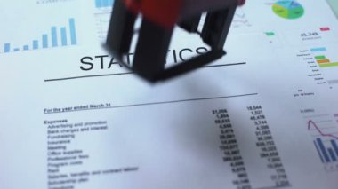 İstatistik gizli, el mühür resmi belge, istatistik damgalama