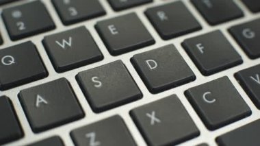 Woman typing on laptop, secretary working on documents, home or office usage