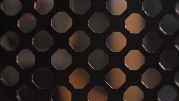 Camera Hidden Computer Fan Grid Secretly Filming Compromising Material — Stock Video
