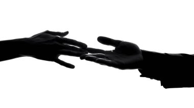 Çift el, ayıran ilişkiler çatışma, aşk ortağı, ayrılık sembolü kaybetme