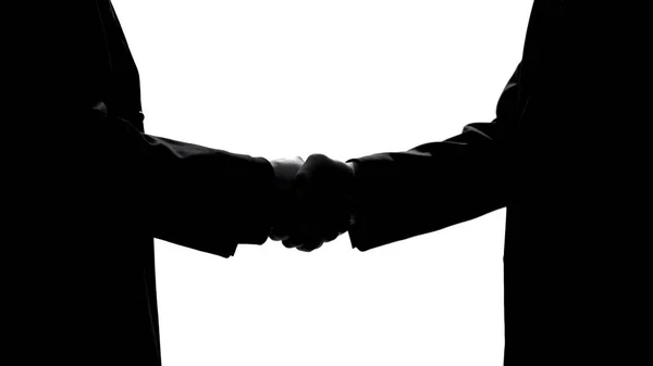 Company Partners Shaking Hands Business Agreement Teamwork Union Cooperation — Stock Photo, Image