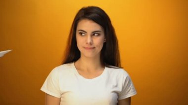 Et salatası, Vegan, sağlıklı beslenme reddi yerine seçme kız