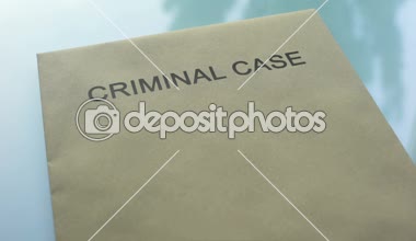 Ceza davası klasör üzerindeki mühür önemli belge ile damgalama el gizliliği kaldırılmış,