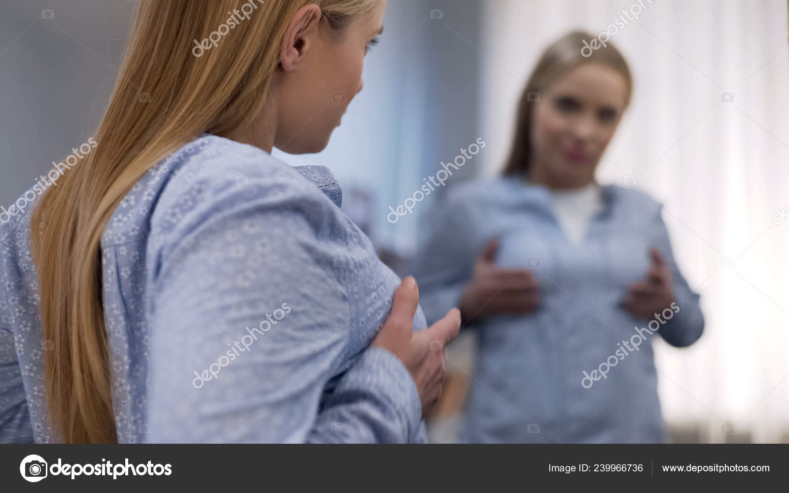 Chest Young Girl