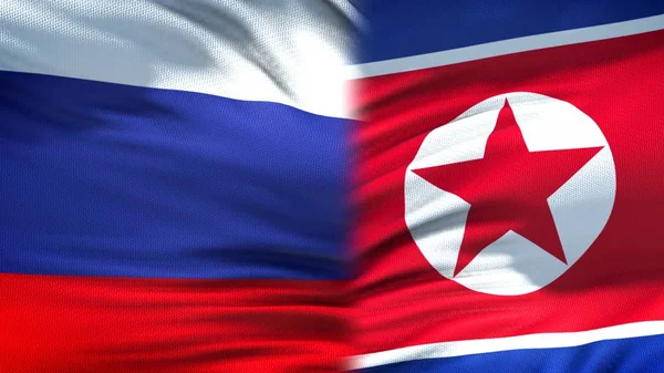 Rússia Coreia Norte Antecedentes Relações Diplomáticas Económicas — Fotografia de Stock