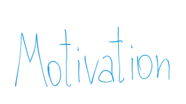 Мотивационное Слово Написано Стекле Стремление Идти Вперед Сделать Трюк Желание — стоковое фото