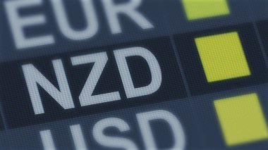 Yeni Zelanda Doları değişmeden, dünya Döviz piyasası, para birimi oranı dalgalanıyor