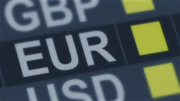 Eura Beze Změny Svět Devizovém Trhu Kurz Měny Kolísá Finance — Stock fotografie