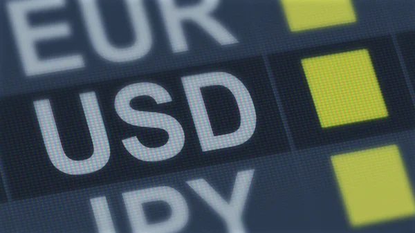 Amerikanska Dollarn Oförändrad World Valutamarknaden Valuta Kurs Fluktuerande — Stockfoto