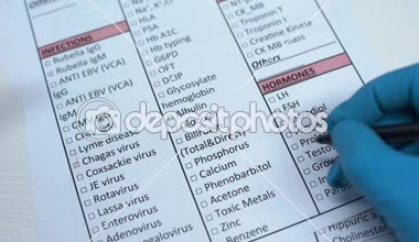 Testosteron, hormon laboratuarı boş, gösteren kan örneğinde tüp içinde kontrol doktor