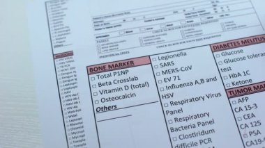 Grip ve Tüpte kan örneği gösterilen Rsv, Doktor hastalık boş, laboratuvarda kontrol