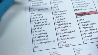 Rotavirüs, Doktor laboratuvar boş, gösteren kan örneğinde tüp hastalığında kontrol