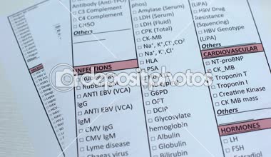 HB A1c testi, boş, laboratuarında ad denetleme doktor tüp kan örneği gösterilen