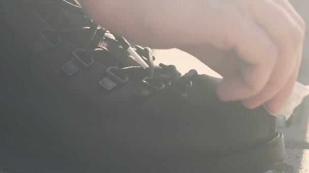 Bottes de sport pour homme, chaussures de randonnée imperméables, entretien des chaussures en éco-cuir 