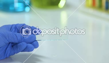 Biomaterial, analiz Epidemiyolog damlayan kan örneği üzerinde cam, virüs