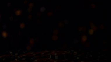 Kırmızı çip alarak, şans için umut ve kumar, batıl kazanan el