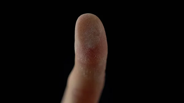 Taking Fingerprints Suspect Police Office Identification Criminal — Stock Photo, Image