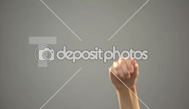 İşaret dilinde T harfi, arka planda, iletişim için sağır, ders ver.
