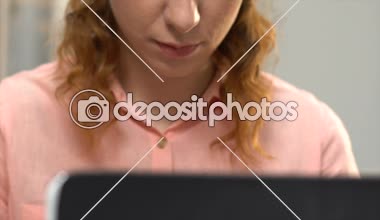 Eğitim işaret dili, asl çevrimiçi öğretici, iletişim için sağır kadın