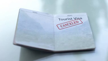 Turist vizesi iptal edildi, pasaportla mühürlendi, gümrük idaresi, seyahat