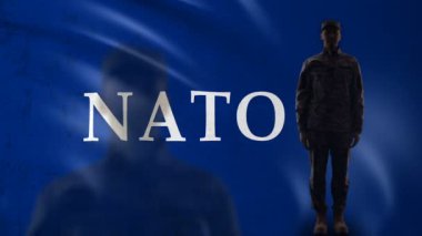 NATO asker silueti selamlama, hükümetler arası askeri ittifak, savunma