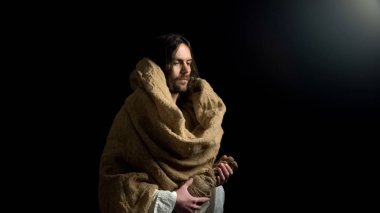 İsa kutsal şarap, dini ritüeller ve inançlar, efsane, merhamet şişe tutan