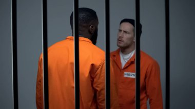 Afro-Amerikan ve kafkas suçlular cezaevinde ırk ayrımcılığı kavga