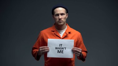 Avrupa hapsedilmiş adam tutan ben değildim, yanlış mahkum kişi.