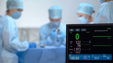 Ameliyat sırasında hastanın ölümü, EKG monitöründe kalp atışı yok, ihmalkârlık.
