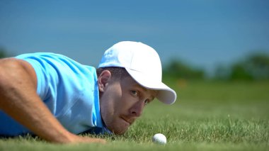 Tricky adam delik, çeviklik ve kurnaz başarı stratejisi hobi golf topu üfleme