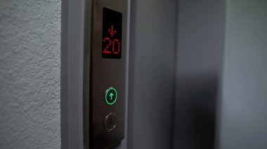 Elektronik LCD asansör ekranı 20 kat aşağıda, otomatik sistem