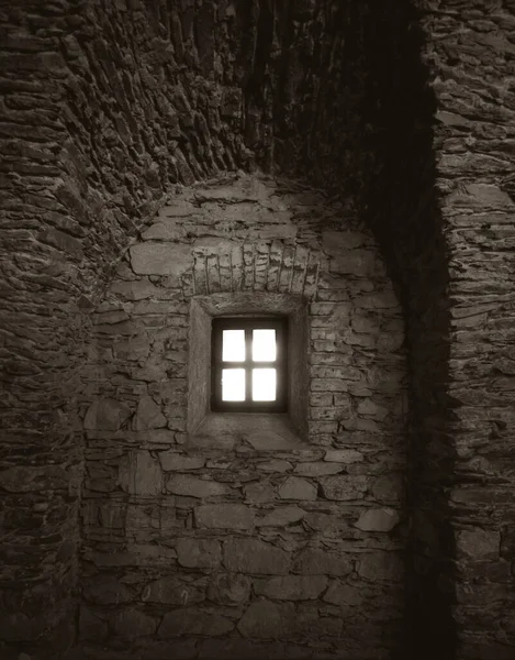 Fondo Que Estructura Puerta Ventana Viejo Castillo Misterioso Mejor Foto —  Fotos de Stock