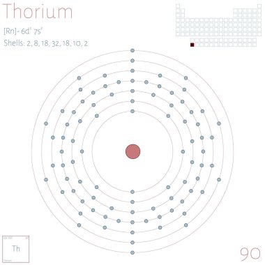 Büyük ve renkli Infographic toryum öğesindeki