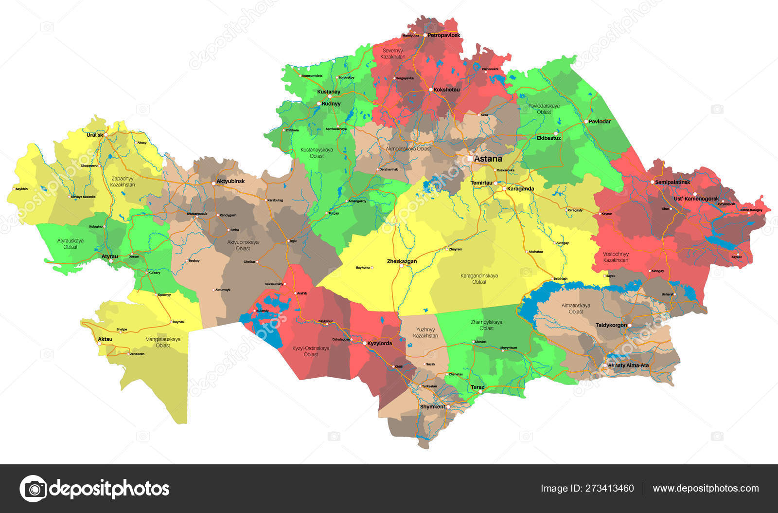 Карта казахстана 2024 год. Казахстан на карте. Карта Казахстана вектор. Административная карта Казахстана. Карта Казахстана для детей.