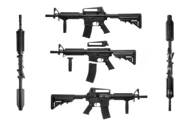 Yalıtılmış bir silah Ar-15 büyük resim