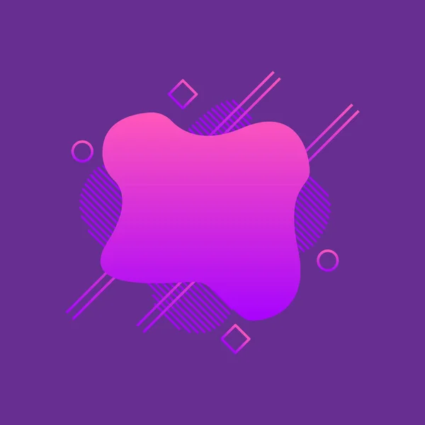 Modern sıvı şekilli soyut element