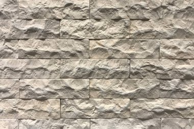 Gri tuğla duvar dokusu arka plan. Kop alanı ile döşenmiş.