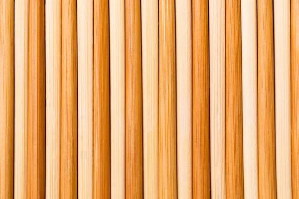 Bambudan yapılmış bir sürü çubukla kapat. Üstte görüntü — Stok fotoğraf