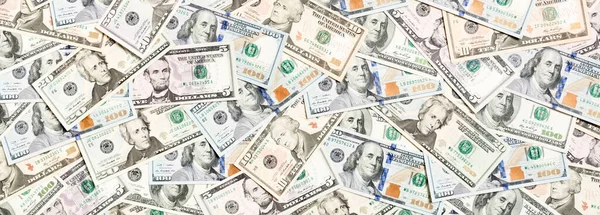 Vue Dessus Divers Dollar Cash Background Différents Concepts Billets Richesse — Photo